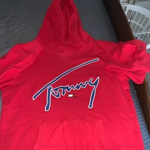 Brand new Tommy hoodie red - Size large
